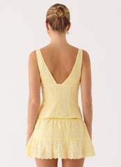 Aberley Skort - Yellow