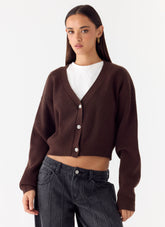 Ashby Knit Sweater - Chocolate