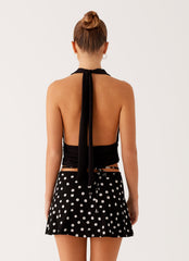 Ashi Cowl Top - Black