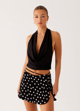 Ashi Cowl Top - Black