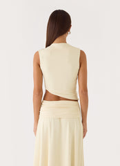 Briege Top - Yellow