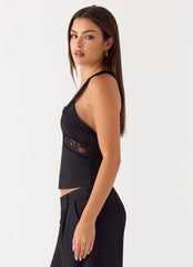 Calandra Top - Black