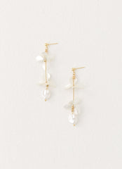 Costa Aura Earrings - Pearl
