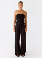 Deacon Low Rise Pants - Black