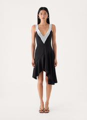 Eluna Midi Dress - Black