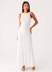 Embrace The Sun Maxi Dress - White