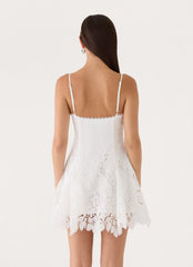 Florine Mini Dress - White