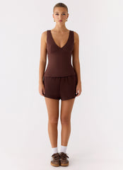 Hard to Tame Top - Chocolate
