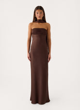 Hush Maxi Dress - Chocolate