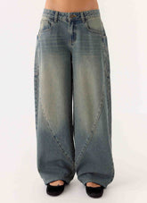 Joseph Low Rise Jeans - Vintage Wash Blue
