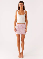 Kandi Mini Skirt - Pink