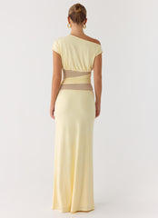 Like Honey Maxi Dress - Butter Yellow