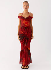 Love Me Not Maxi Dress - Scarlet Blur