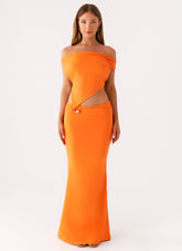 Mention Maxi Skirt - Orange