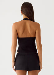 Mirna Micro Skort - Black