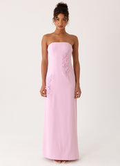 Monelise Strapless Maxi Dress - Pink