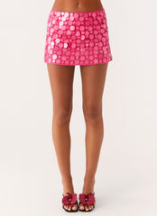 Movie Star Mini Skirt - Fuchsia