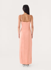 Muse Maxi Dress - Peach