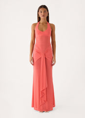 Myrhee Maxi Dress - Coral