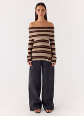 Nichola Knit Jumper - Ombre Tan