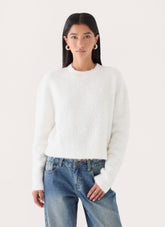 Nolina Knit Sweater - White