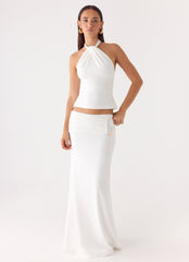 Rosanna Maxi Skirt - White
