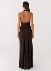 So Chic Maxi Dress - Cool Chocolate