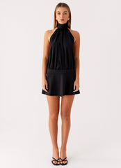 Valor Mini Dress - Black