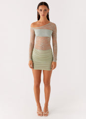 Zenni Mini Dress - Sage