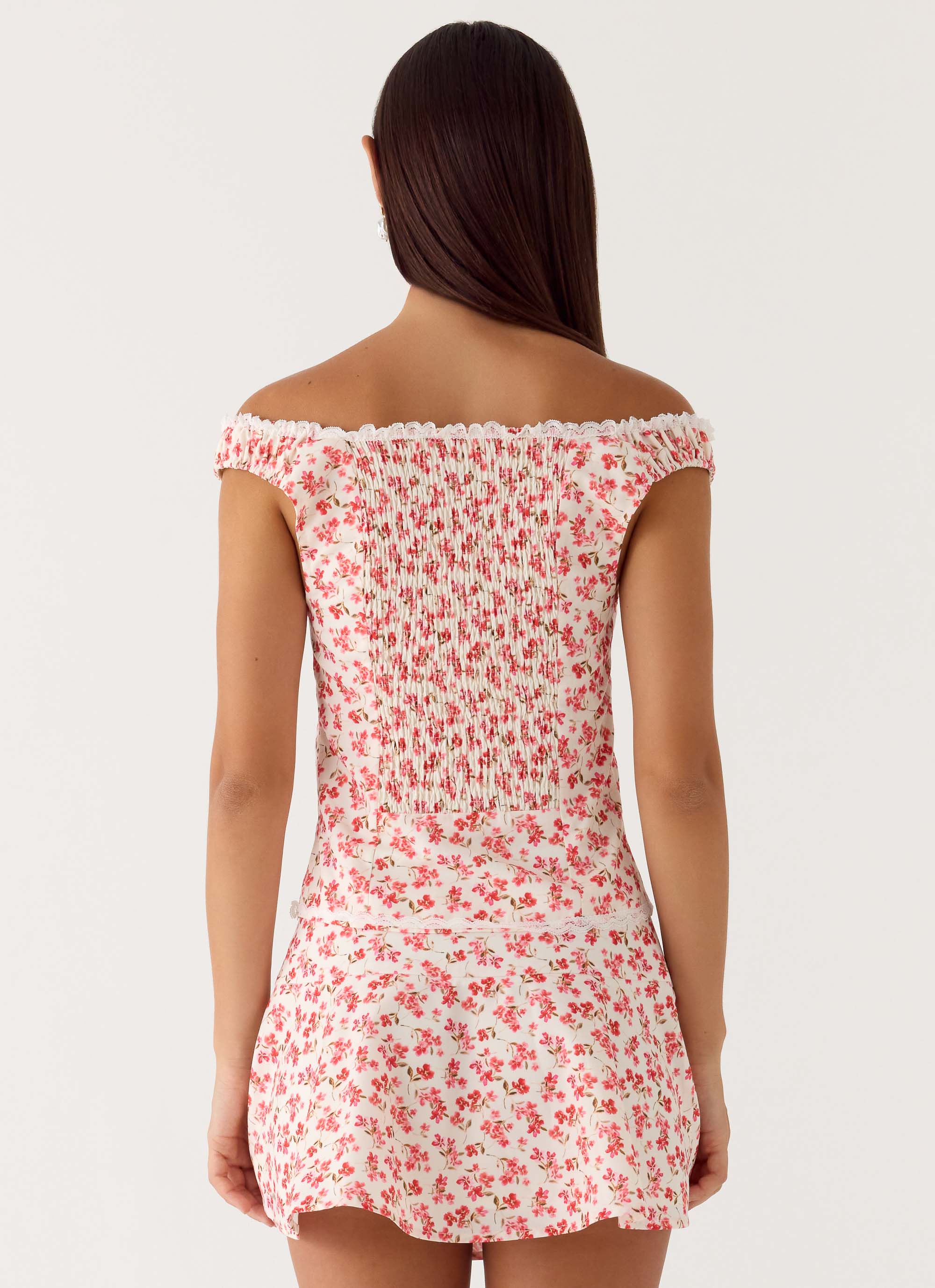 Anja Top - Porcelain Rose