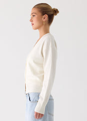 Arthur Knit Cardigan - Ivory