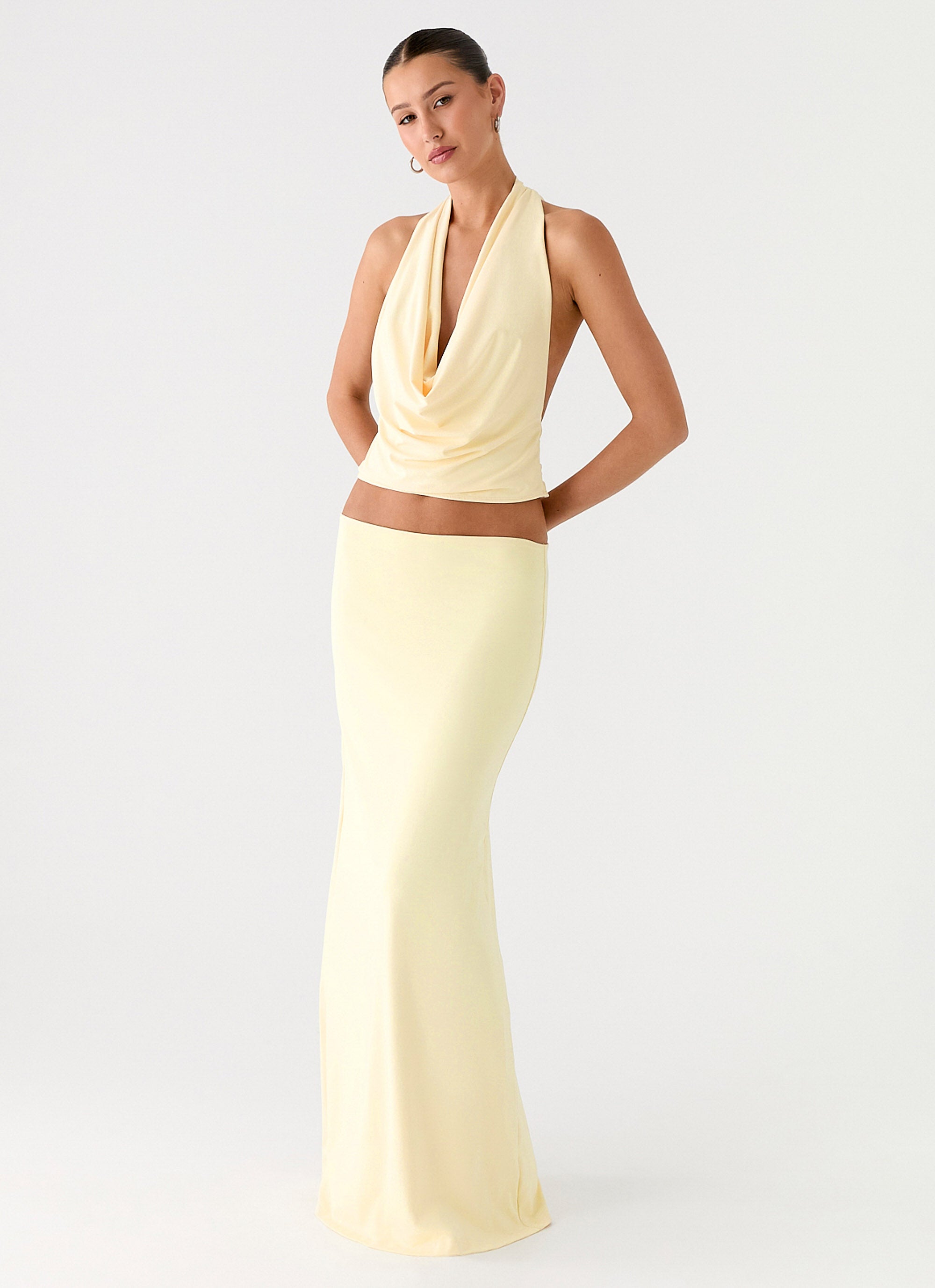 Ashi Maxi Skirt - Yellow