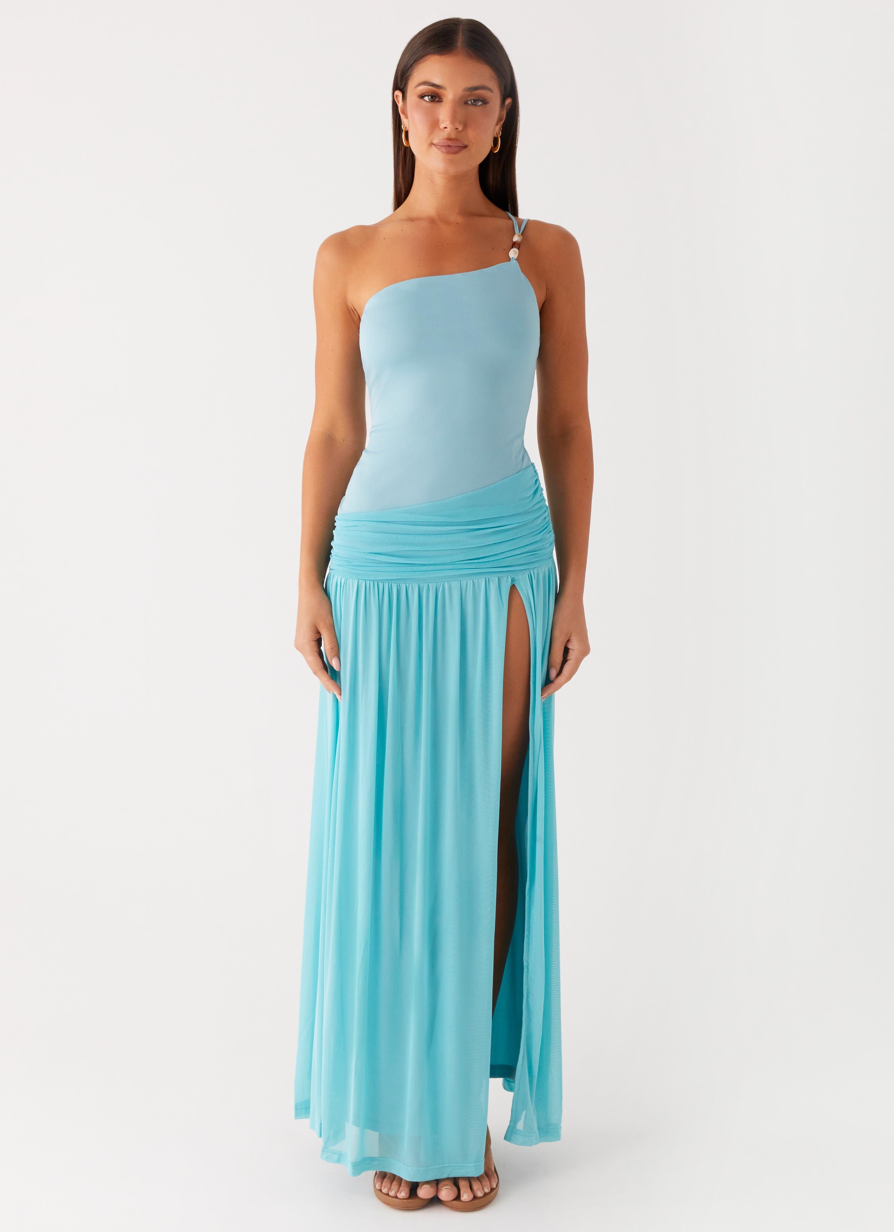 Aurelia Maxi Dress - Aqua