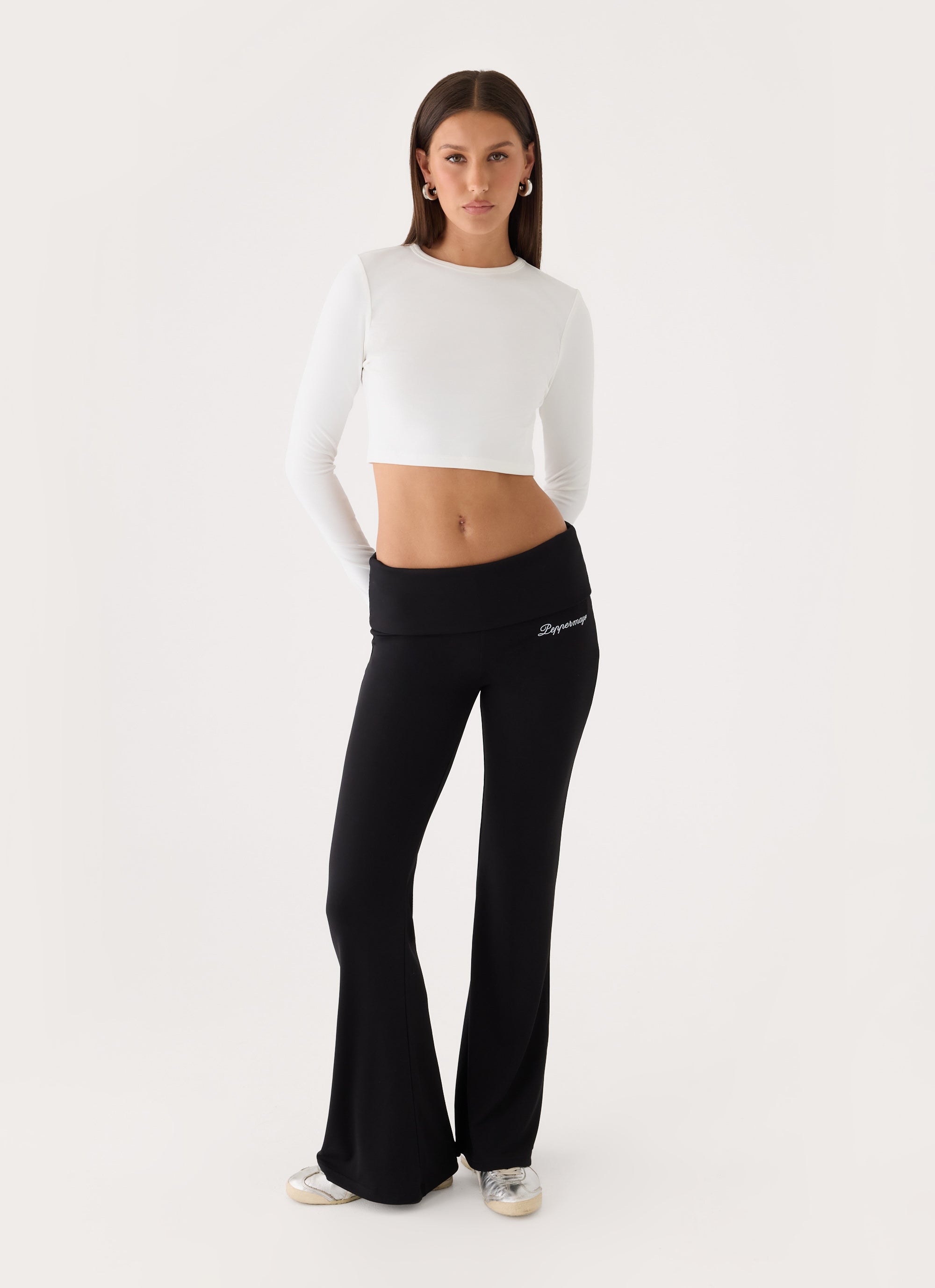 Baby Deluxe Cropped Tee - White