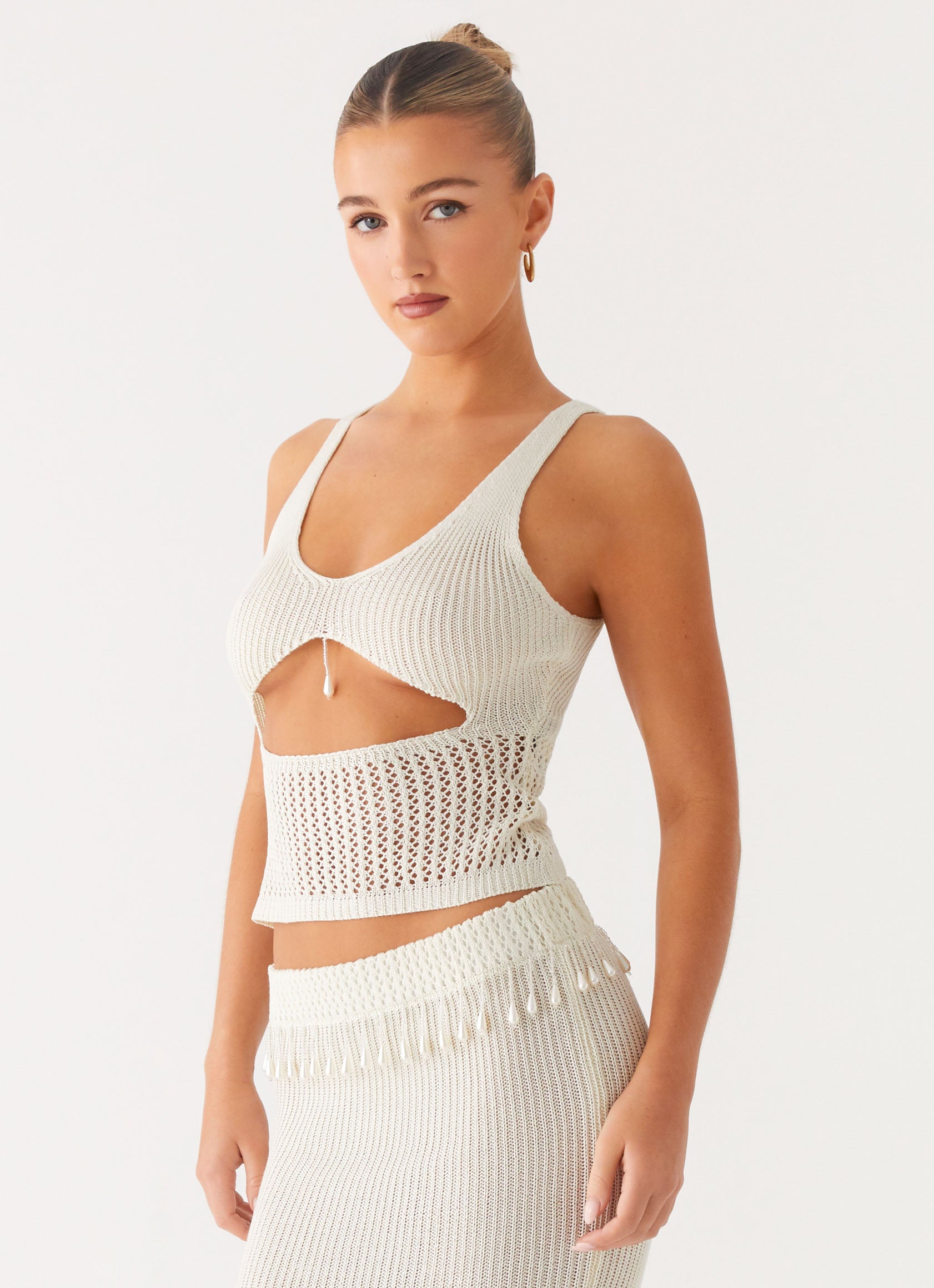 Basilia Knit Top - Off White