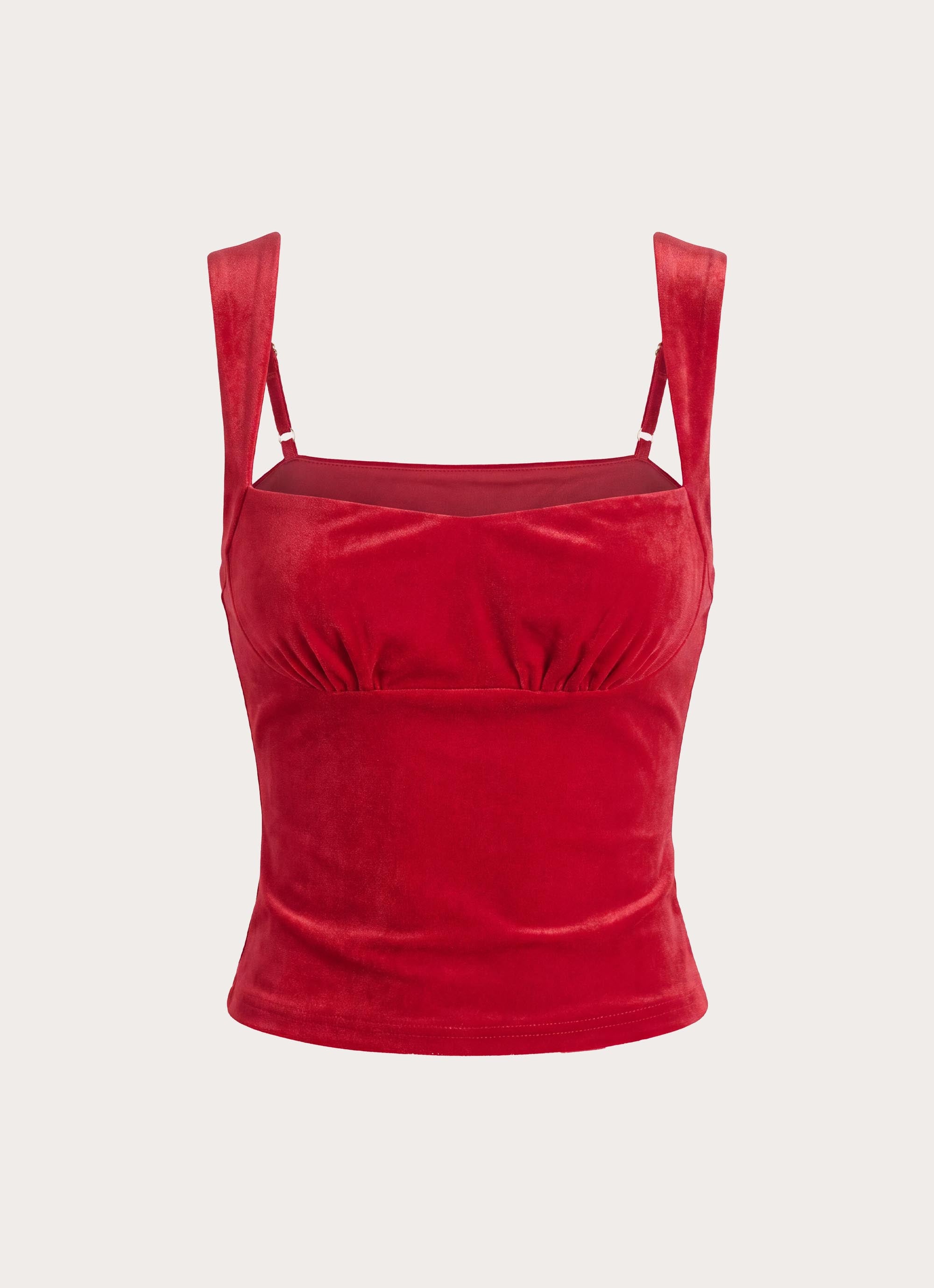 Basmaya Bustier Top - Chilli Red
