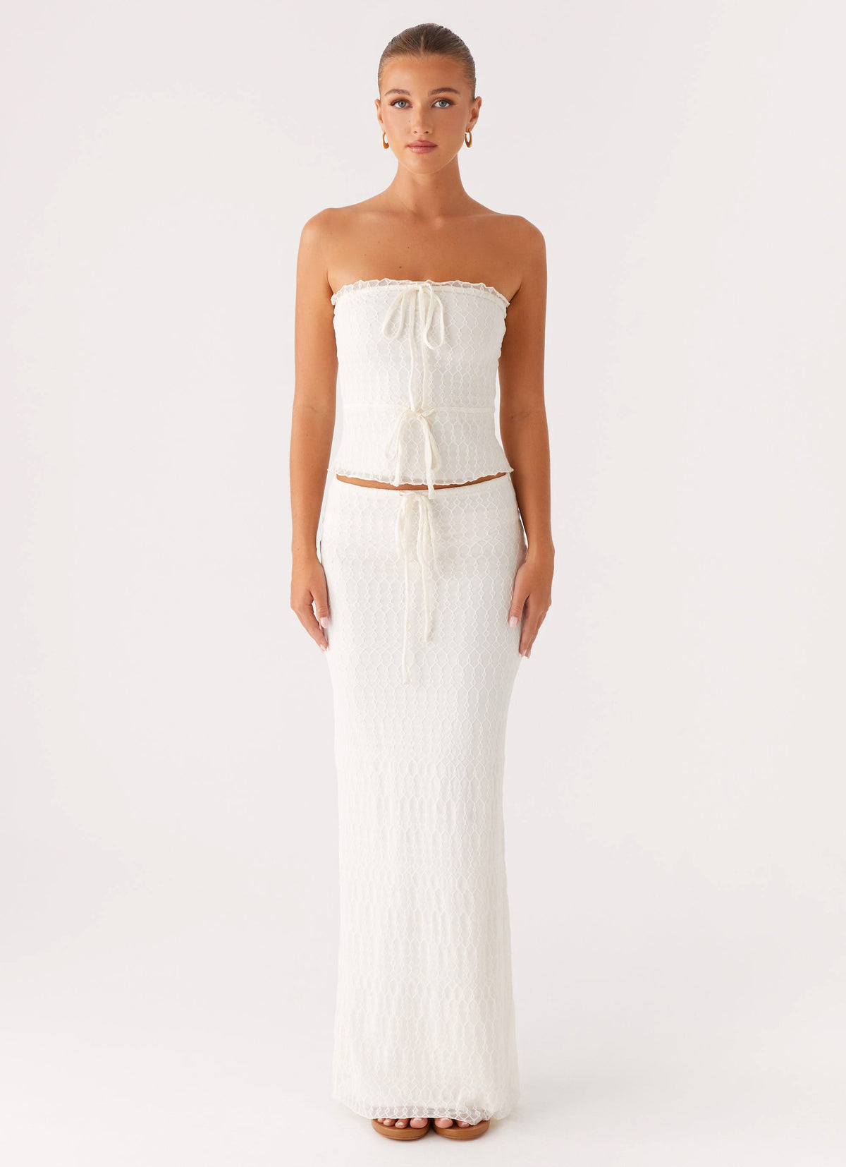 Blakely Maxi Skirt - Ivory