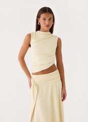 Briege Top - Yellow