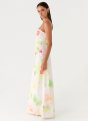 Burning Up Maxi Dress - Floral Romance