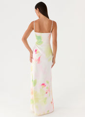 Burning Up Maxi Dress - Floral Romance