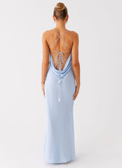 Cabello Maxi Dress - Pale Blue