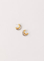 Cannon Earrings - Gold/Silver