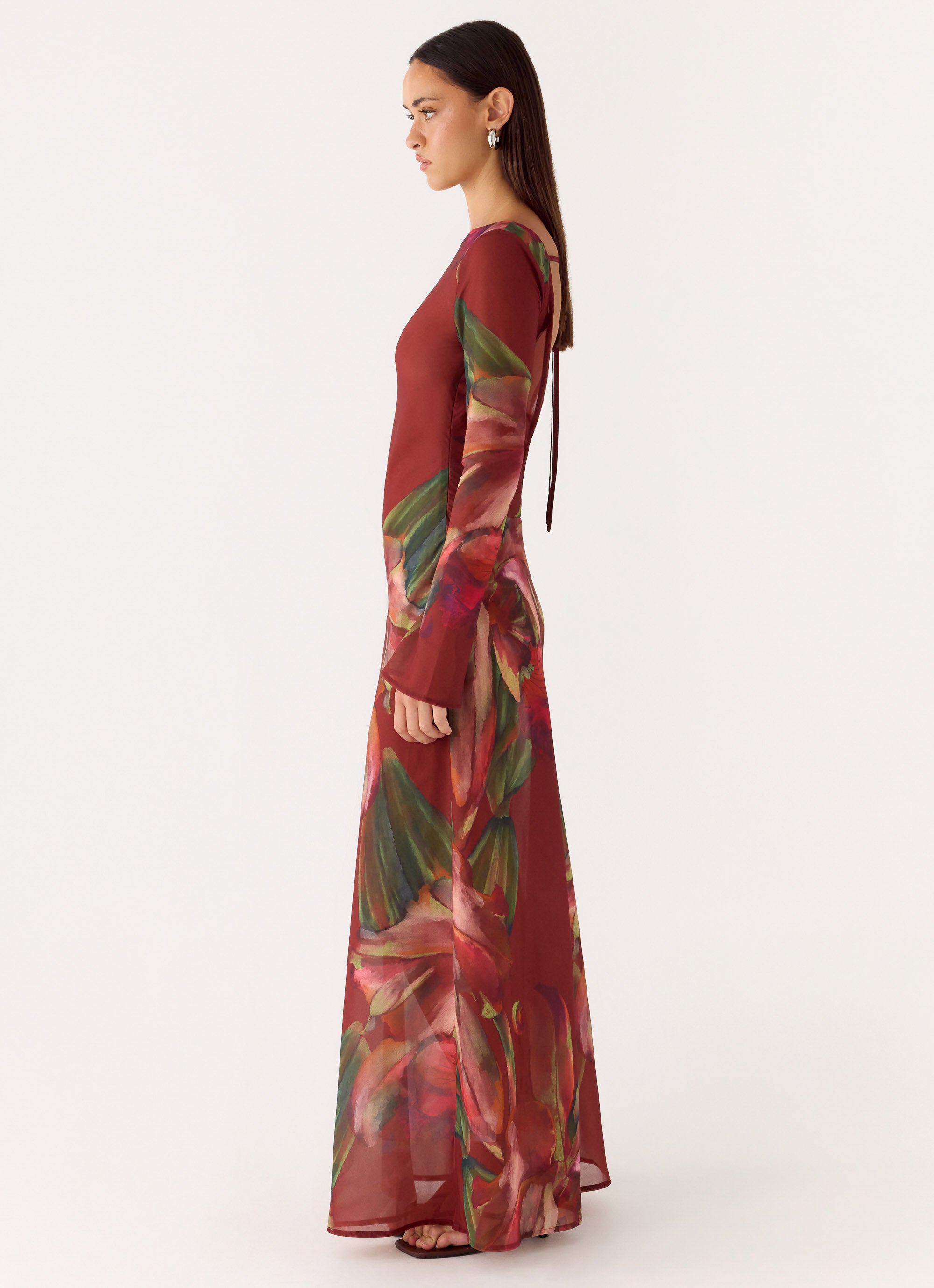 Charmayne Chiffon Maxi Dress - Cuba Cuba