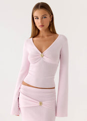 Colipso Long Sleeve Top - Pink
