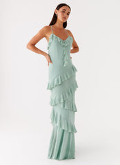 Country Club Maxi Dress - Sage