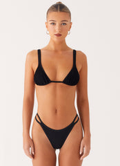 Croatia Bikini Bottoms - Black