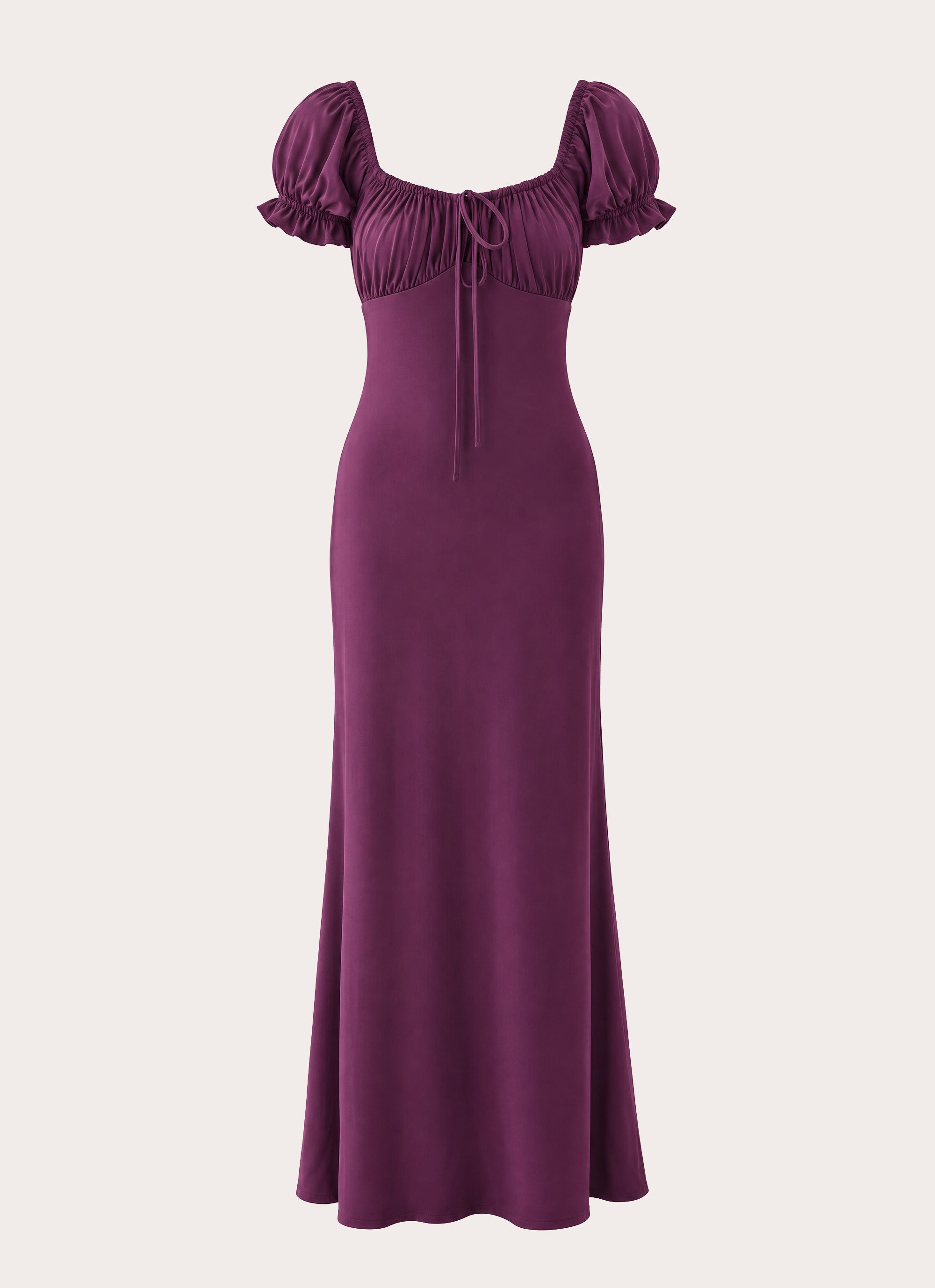 Dahli Jersey Maxi Dress - Eggplant