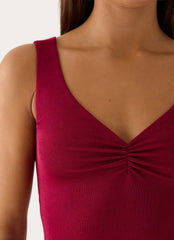 Dancia Mini Dress - Sangria