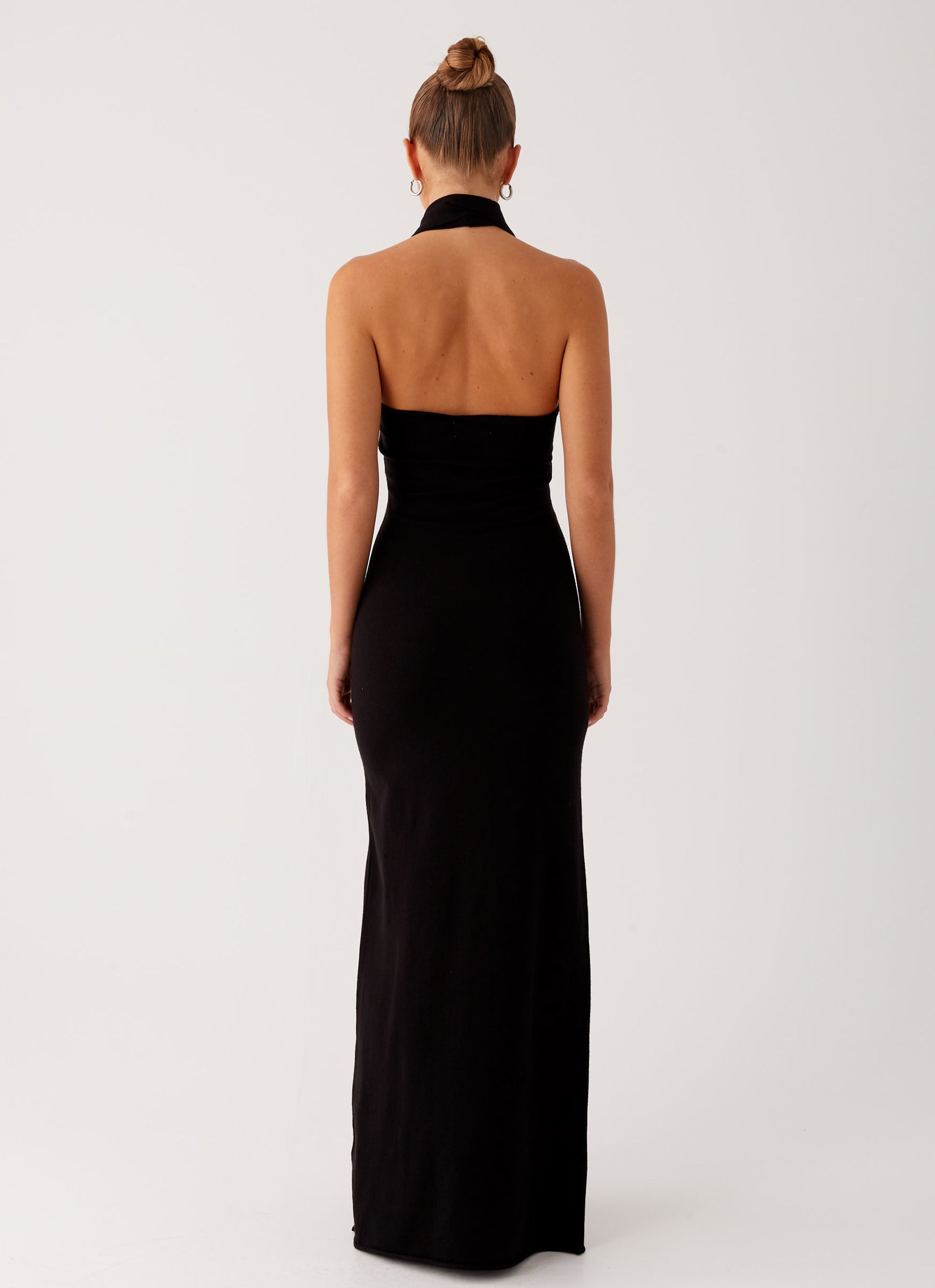 Eddie Knit Maxi Dress - Black