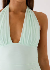 Emaretta Halter Maxi Dress - Mint